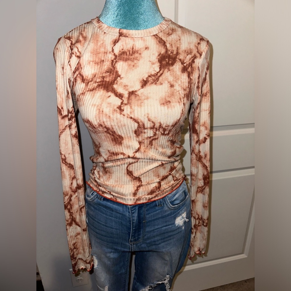 👚✨ Pink Tie dye long sleeve